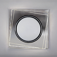 GENERAL Светильник встраиваемый GX53  H38мм  Квадрат 3-х уровневый Зеркальный