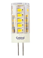 GENERAL LED Лампа  G4  5W 12V 2700К (пластик прозрачный)