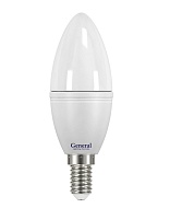 GENERAL LED Лампа  Свеча 10W 6500K E14