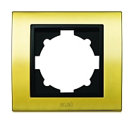 EL-BI  Zena Platin рамка золото/черный контур 1 постовая