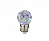 GENERAL LED Лампа шар новогодний  G45SW 1W Е27 RGB