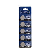 GBAT-CR2032 кнопочная литиевая 5pcs/card  (5/100/5000)