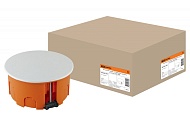 TDM Распаячная коробка под гипскартон СП D80*40мм, крышка, пл.лап