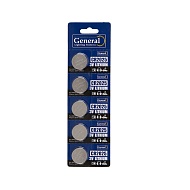 GBAT-CR2025 кнопочная литиевая 5pcs/card  (5/100/5000)