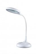 GENERAL LED Светильник настольный GLTL-022 10W Сенсор, Диммер, 3 цвета свечения, Линза, Белый