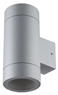 GENERAL Светильник фасадный 2-ой GX53, IP65 круг серебро